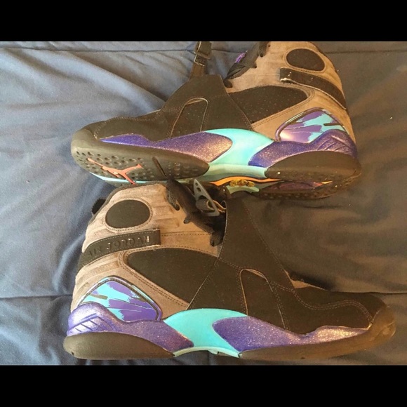 Jordan Retro 8 Aqua - Picture 2 of 3